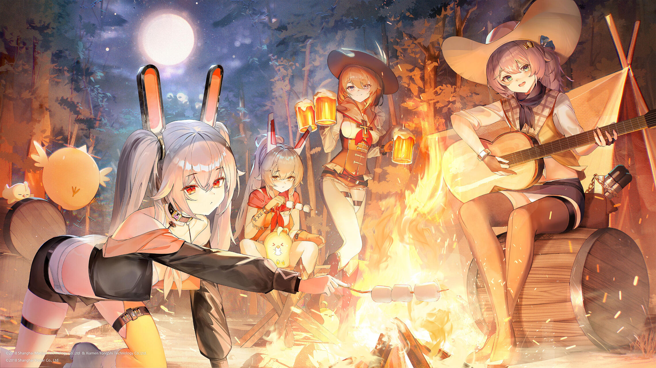 Azur Lane EN 5th Anniversary Artwork
