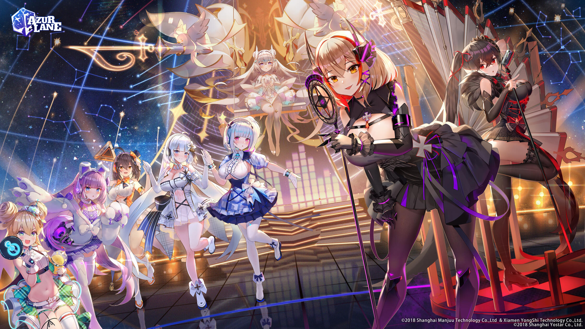 "Universe in Unison" Azur Lane promo artwork